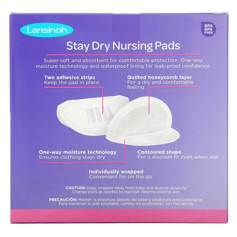 Lansinoh, Stay Dry Nursing Pads, 36 Pads