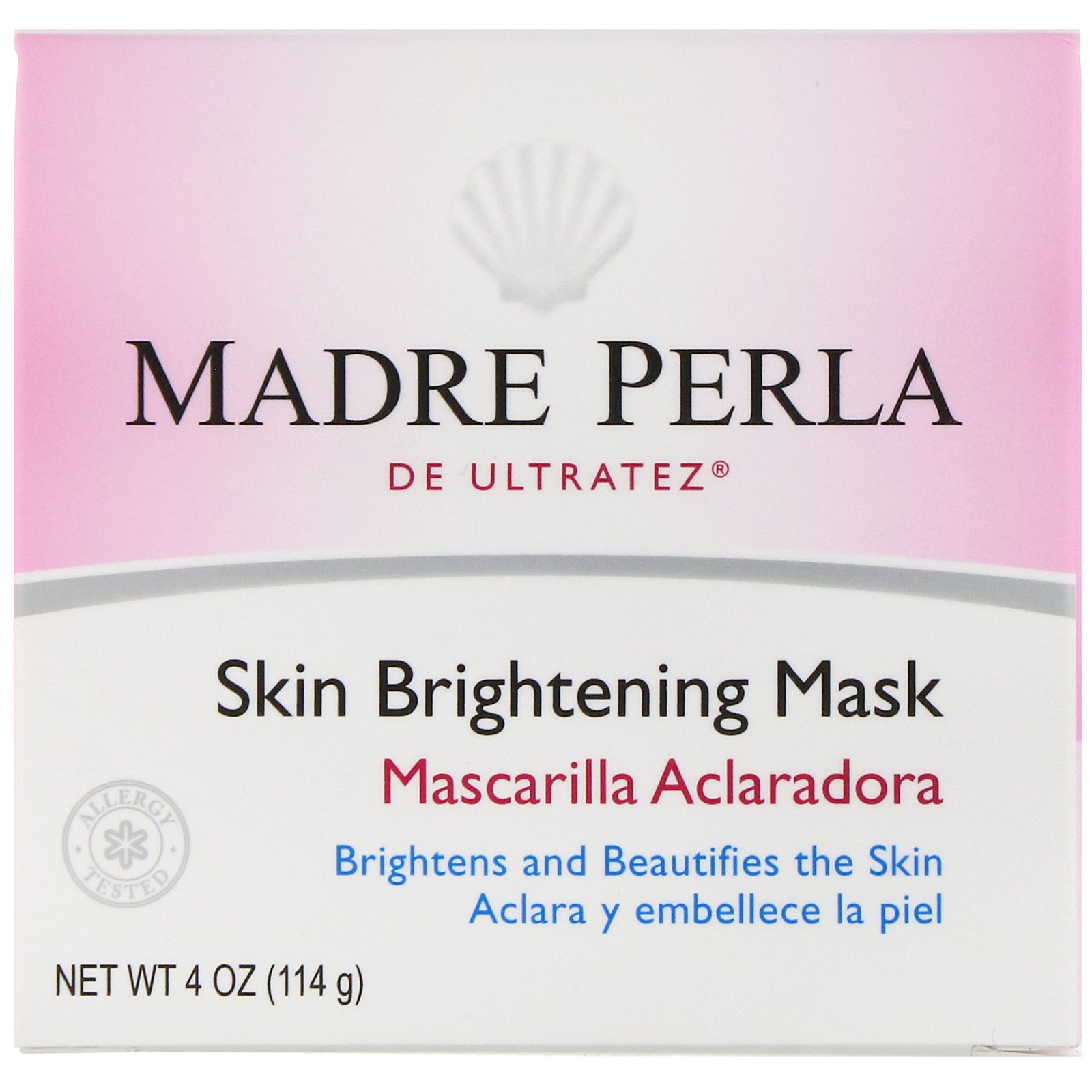 De La Cruz, Madre Perla, Skin Brightening Mask, 4 oz (114 g)