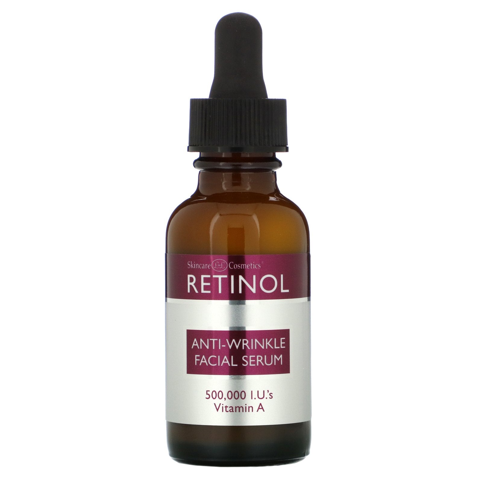 Skincare LdeL Cosmetics Retinol, Anti-Wrinkle Facial Serum, 1 fl oz (30 ml)