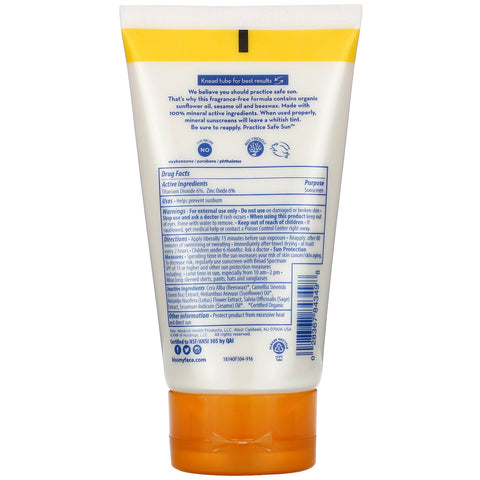 Kiss My Face, s, Purely Mineral,  Broad Spectrum Mineral Sunscreen Lotion,  SPF 30, 3.4 fl oz (100 ml)