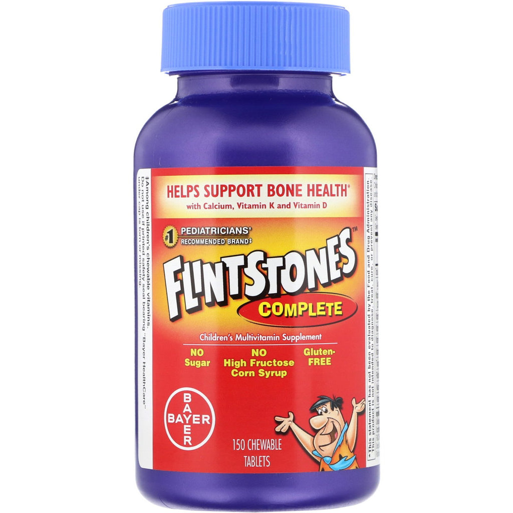 Flintstones, Complete, Children's Multivitamin Supplement, 150 Chewable Tablets