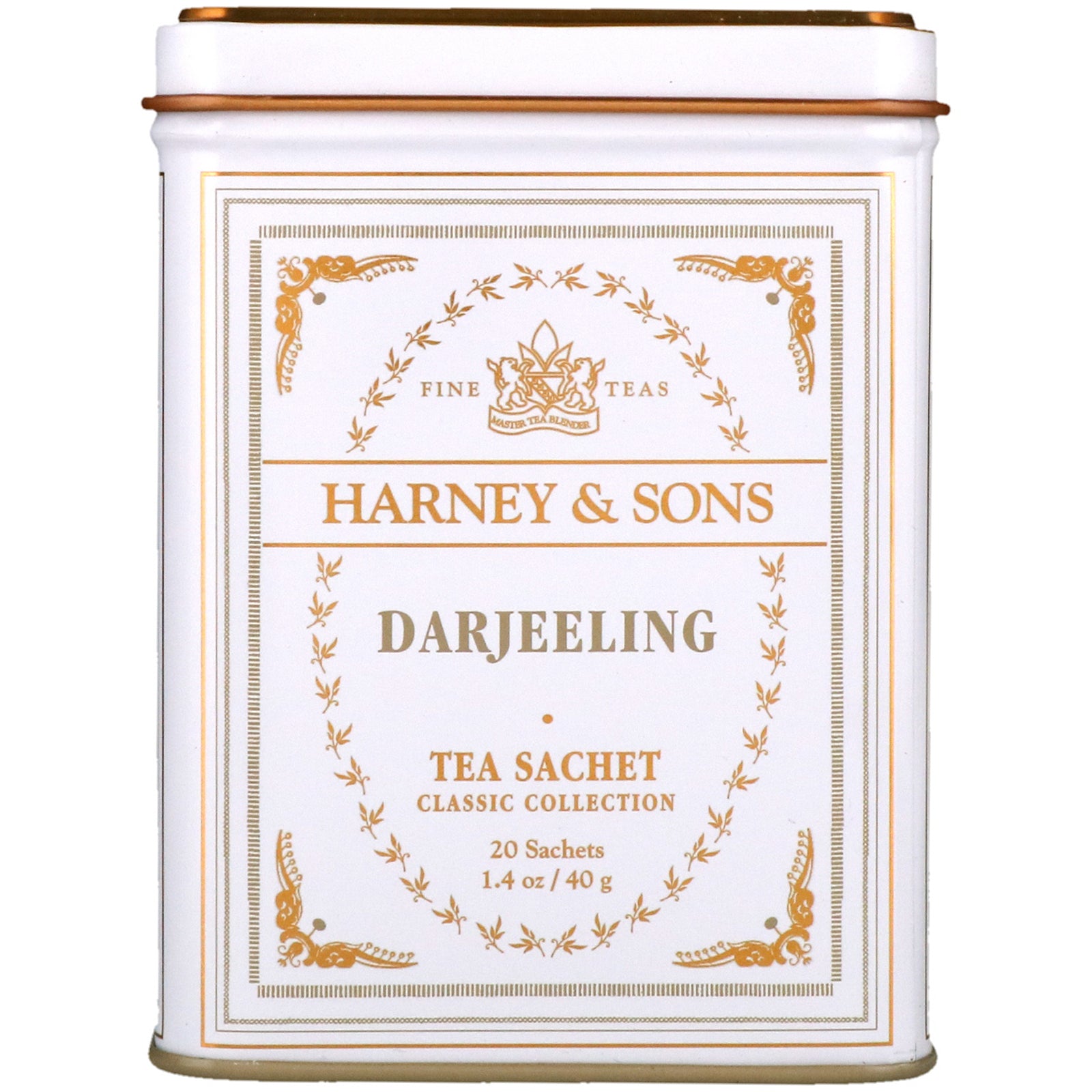 Harney & Sons, Fine Teas, Darjeeling, 20 Tea Sachets, 1.4 oz (40 g)