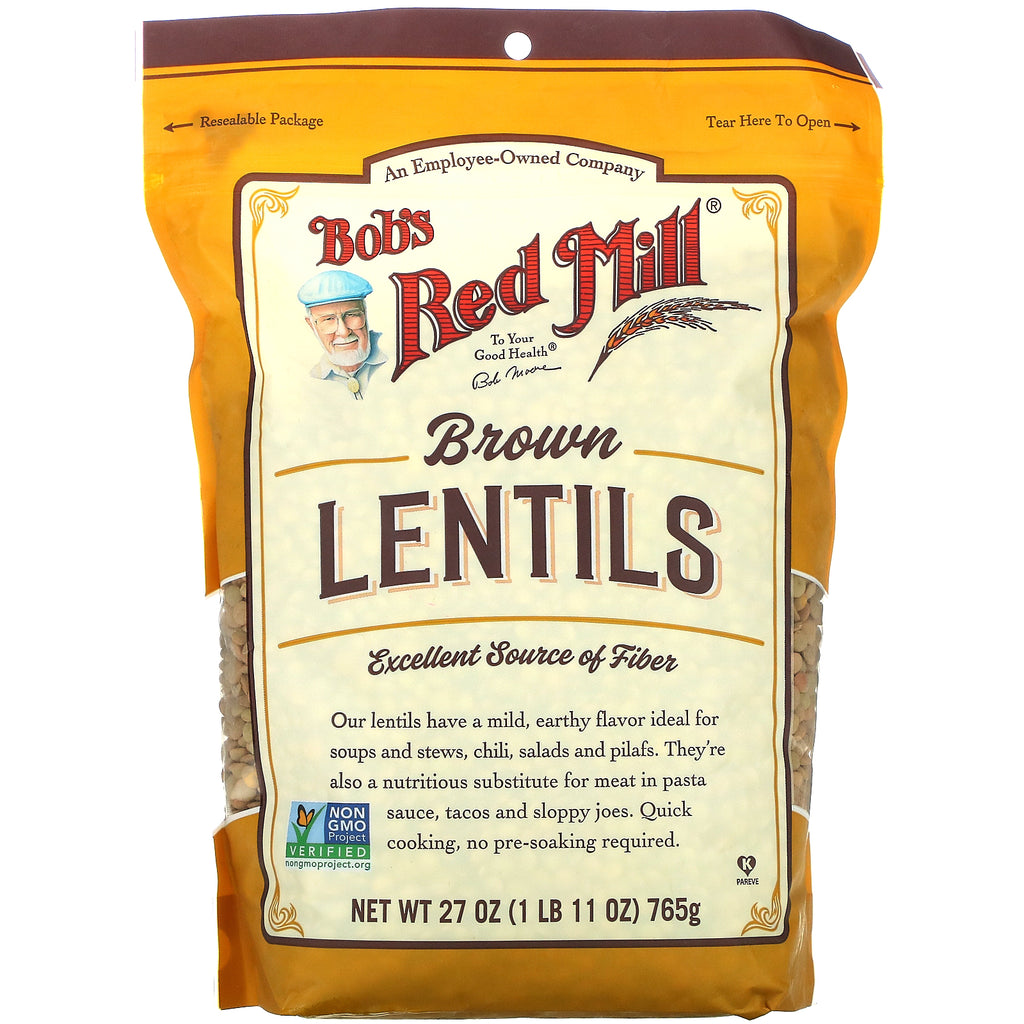 Bob's Red Mill, Brown Lentils, 27 oz (765 g)