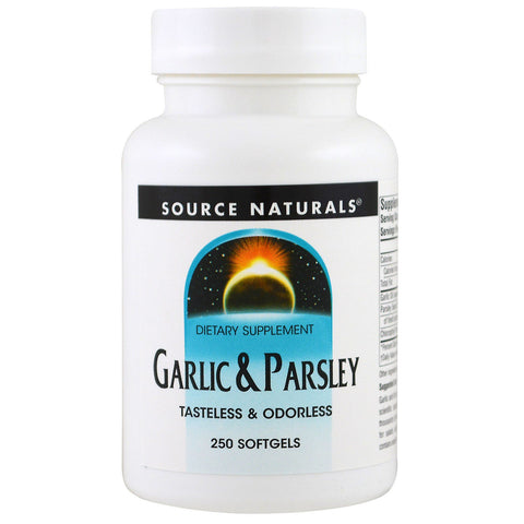 Source Naturals, Garlic & Parsley, 250 Softgels