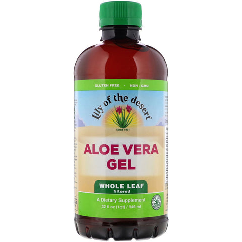 Lily of the Desert, Aloe Vera Gel, Whole Leaf Filtered, 32 fl oz (946 ml)
