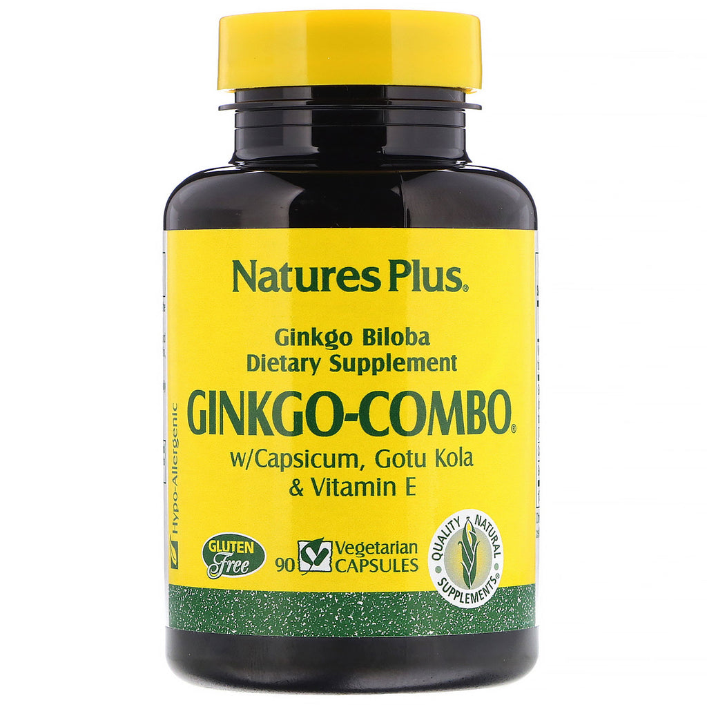 Nature's Plus, Ginkgo-Combo, 90 Vegetarian Capsules