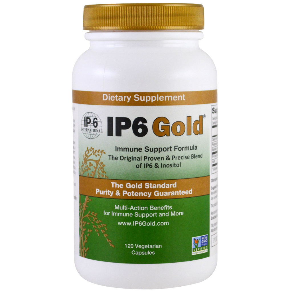 IP-6 International, IP6 Gold, Immune Support Formula, 120 Vegetarian Capsules
