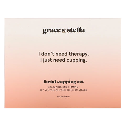 Grace & Stella, Facial Cupping Set, 0.36 lbs