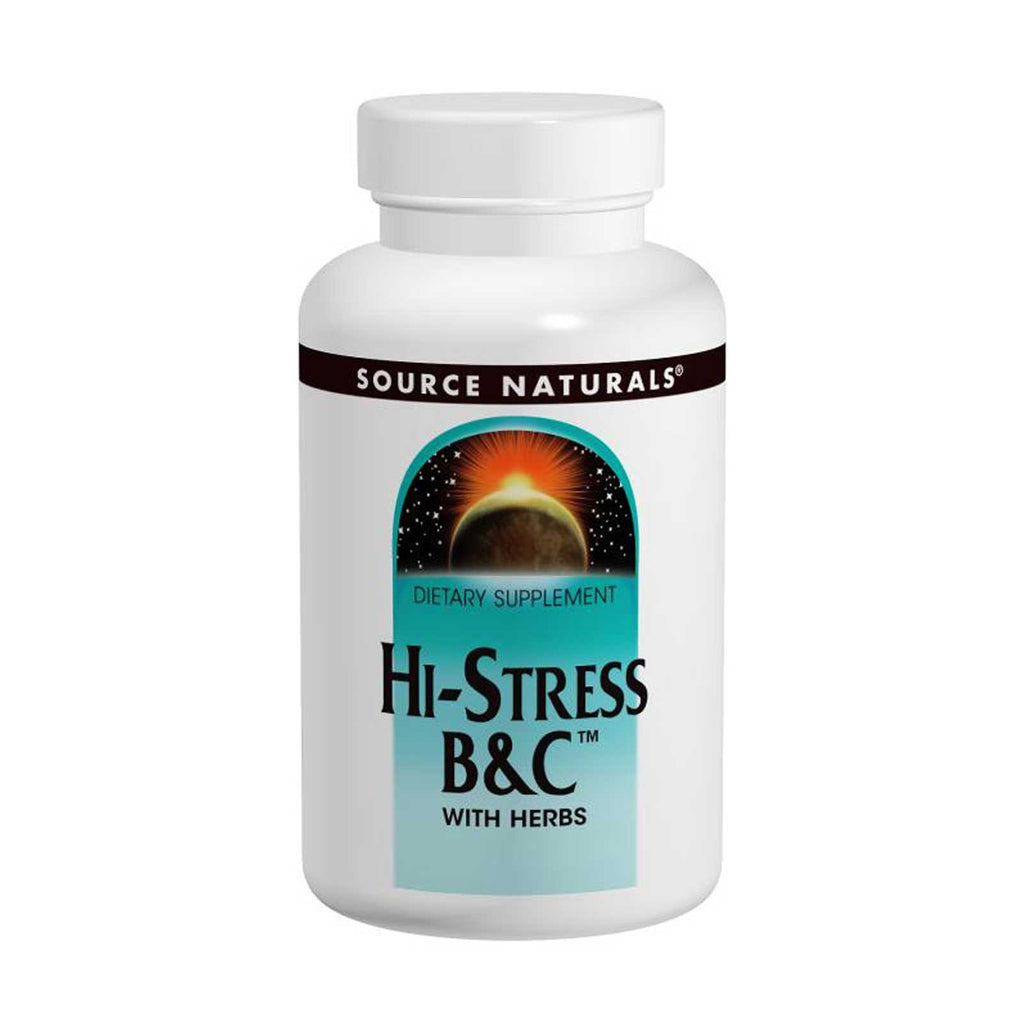 Source Naturals, Hi-Stress B&C, 120 Tablets