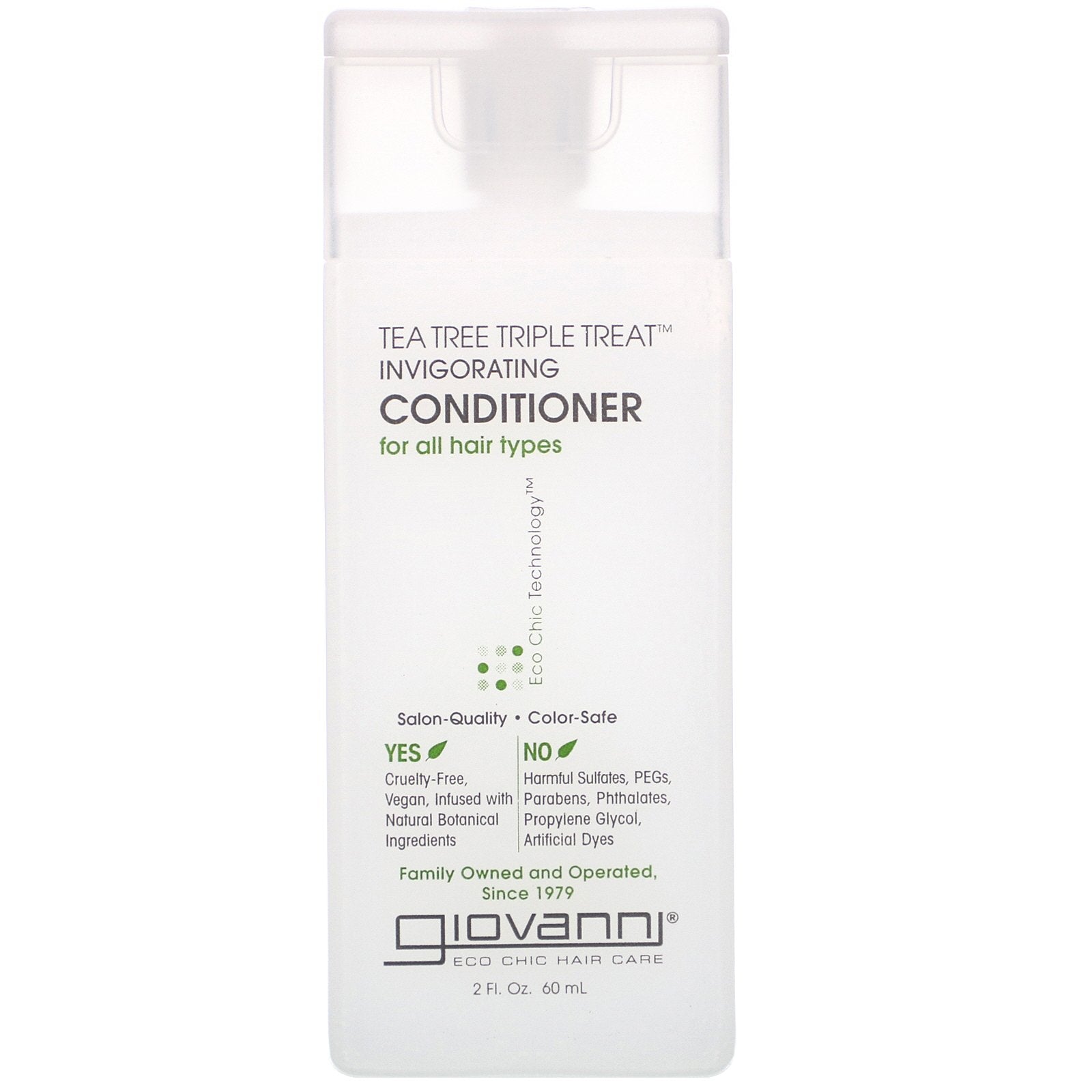 Giovanni, Tea Tree Triple Treat Invigorating Conditioner, 2 fl oz (60 ml)