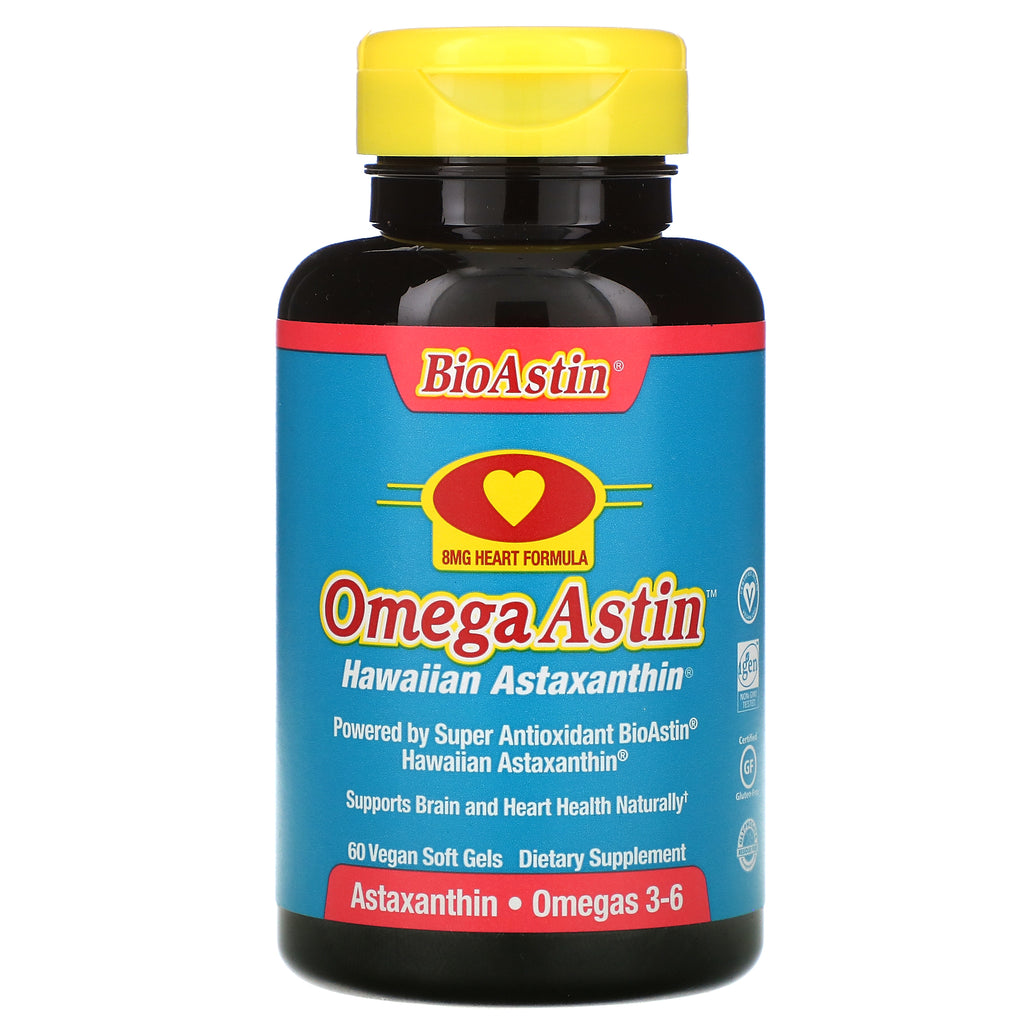 Nutrex Hawaii, OmegaAstin, Hawaiian Astaxanthin, 60 Vegan Soft Gels