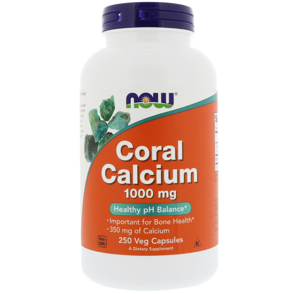 Now Foods, Coral Calcium, 1,000 mg, 250 Veg Capsules