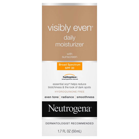 Neutrogena, Visibly Even, Daily Moisturizer with Sunscreen, SPF 30, 1.7 fl oz (50 ml)