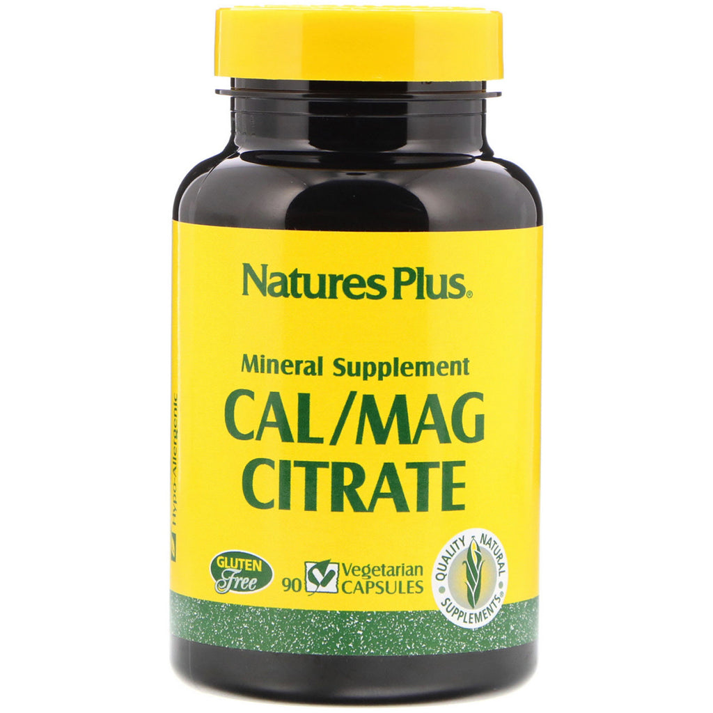 Nature's Plus, Cal/Mag Citrate, 90 Vegetarian Capsules
