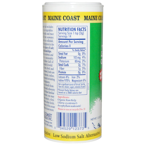 Maine Coast Sea Vegetables, , Sea Seasonings, Kelp Granules, 1.5 oz (43 g)