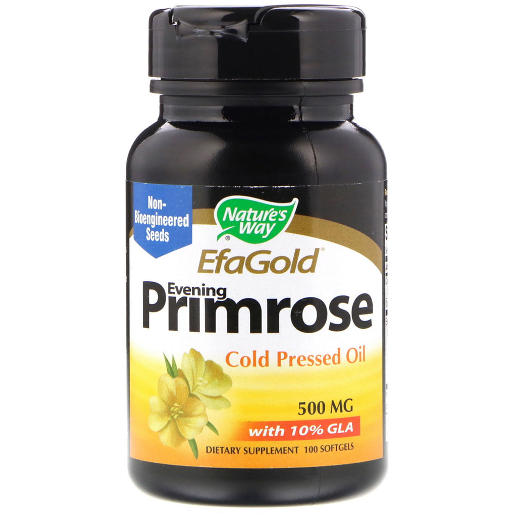 Nature's Way, EfaGold, Evening Primrose, 500 mg, 100 Softgels