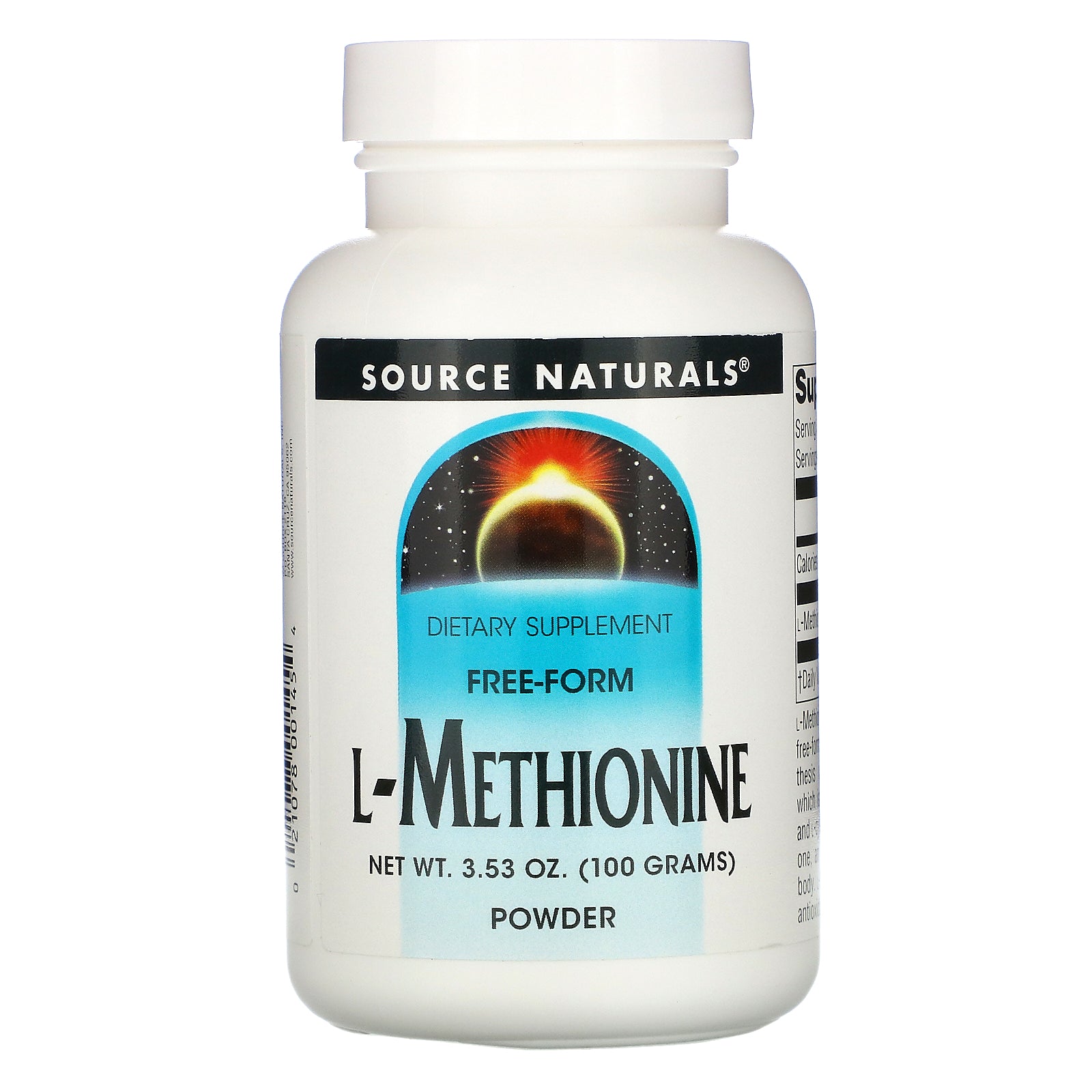 Source Naturals, L-Methionine, 3.53 oz (100 g)