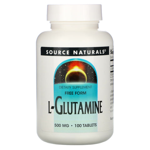 Source Naturals, L-Glutamine, 500 mg, 100 Tablets