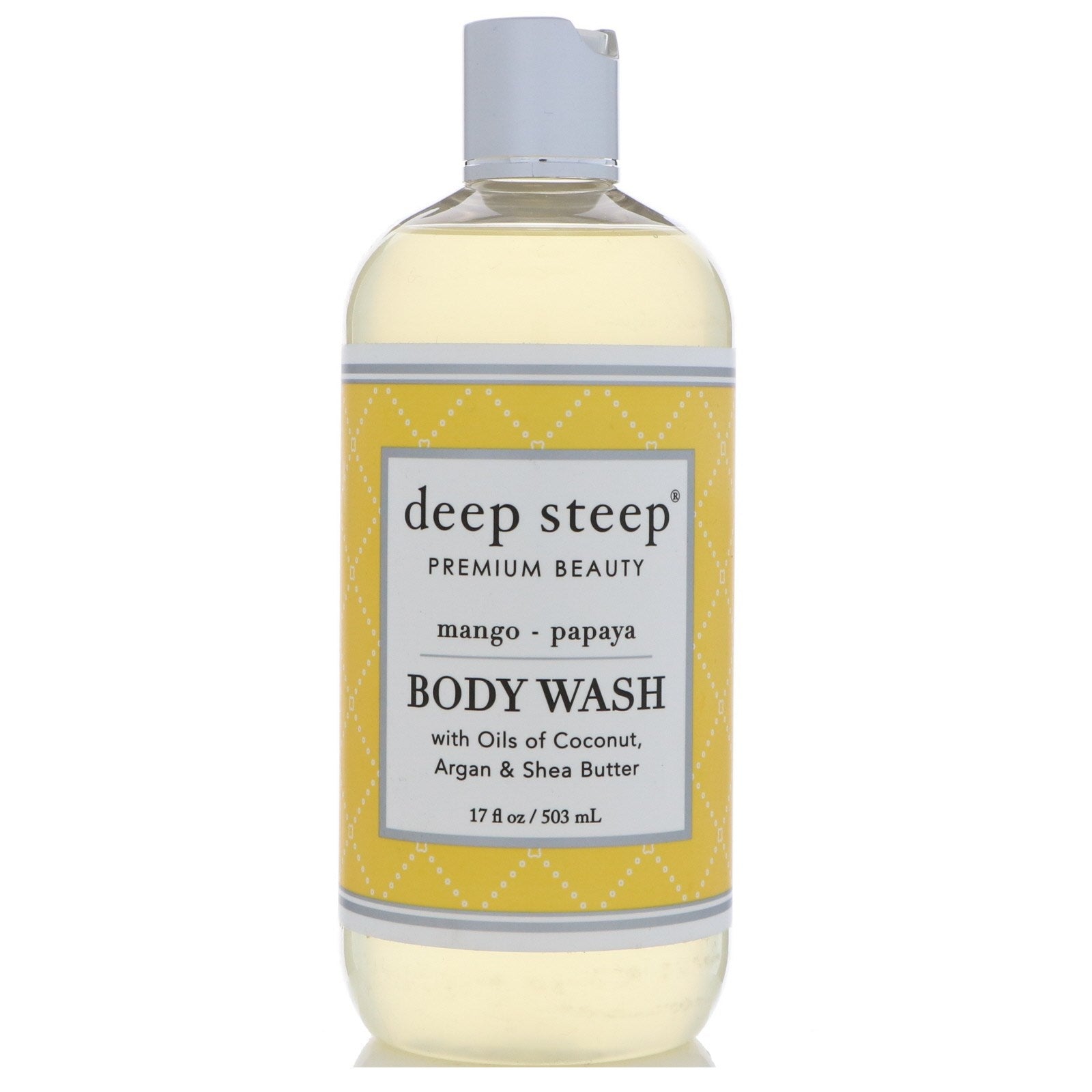 Deep Steep, Body Wash, Mango Papaya, 17 fl oz (503 ml)
