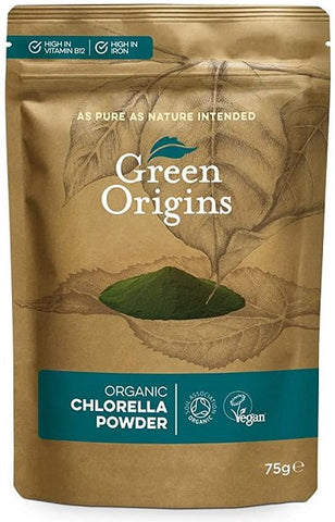 Green Origins, Organic Chlorella Powder - 75g