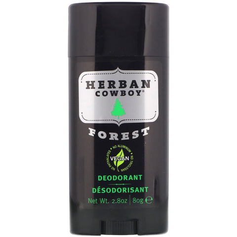Herban Cowboy, Deodorant, Forest, 2.8 oz (80 g)