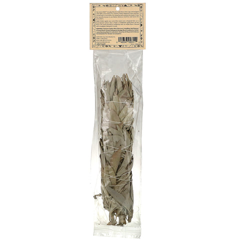 Sage Spirit, Native American Incense, White Sage, Large (8-9 inches), 1 Smudge Wand