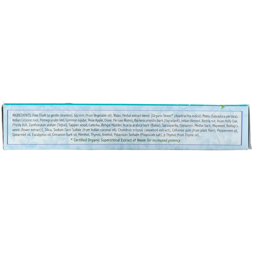 Auromere, Ayurvedic Herbal Toothpaste, Fresh Mint, 4.16 oz (117 g)