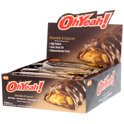 One Brands, Protein Bars, Chocolate & Caramel, 12 Bars, 3 oz (85 g)