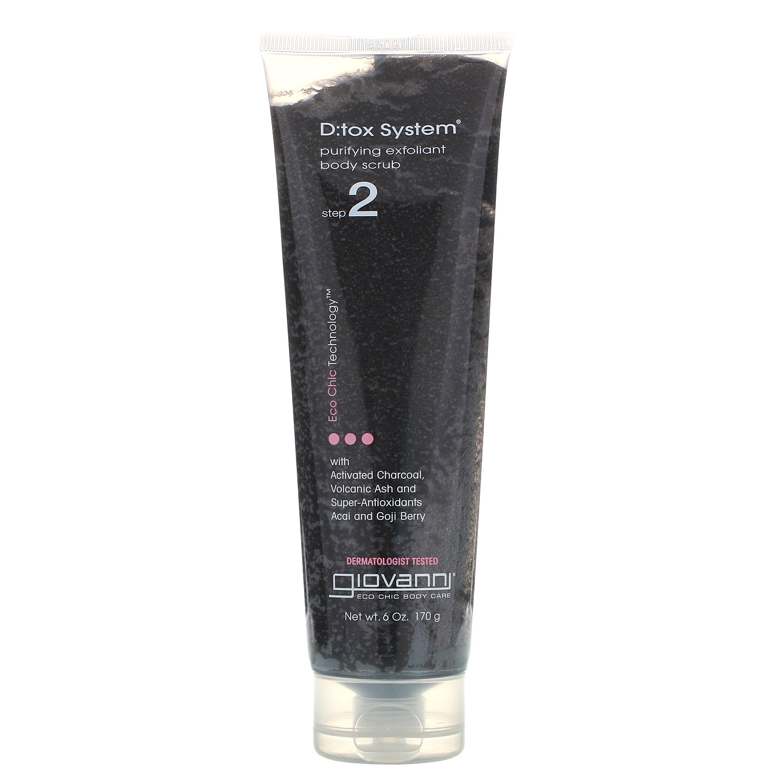 Giovanni, D:tox System, Purifying Exfoliant Body Scrub, Step 2, 6 oz (170 g)