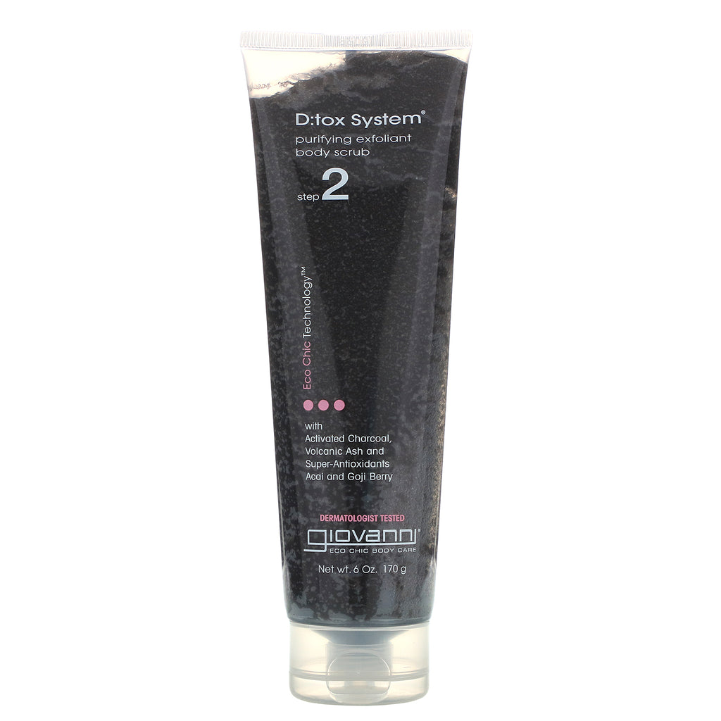 Giovanni, D:tox System, Purifying Exfoliant Body Scrub, Step 2, 6 oz (170 g)