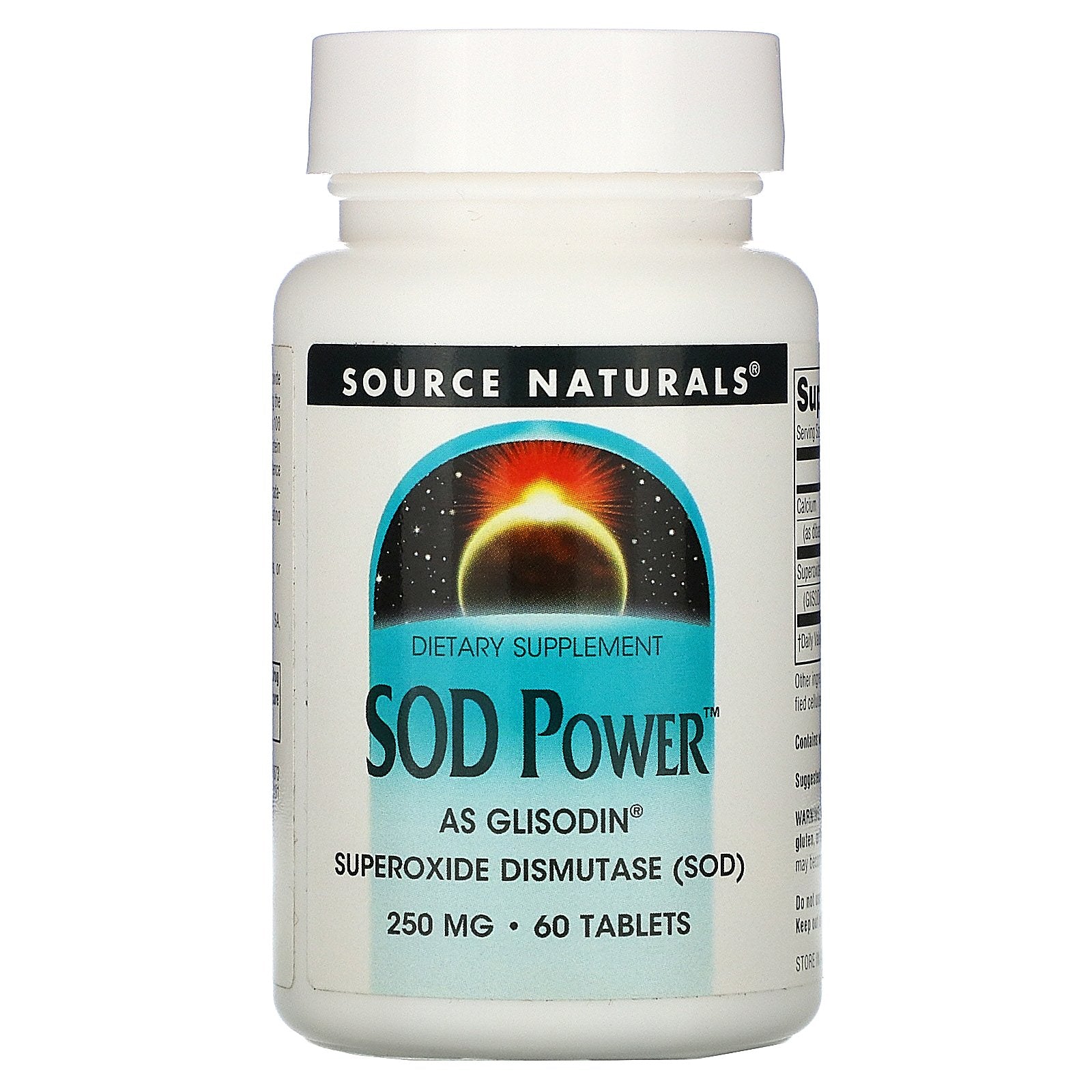 Source Naturals, SOD Power, 250 mg, 60 Tablets