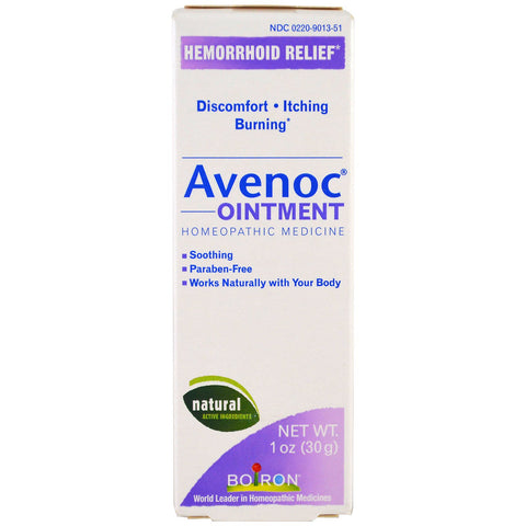 Boiron, Avenoc Ointment, Hemorrhoids Relief, 1 oz (30 g)