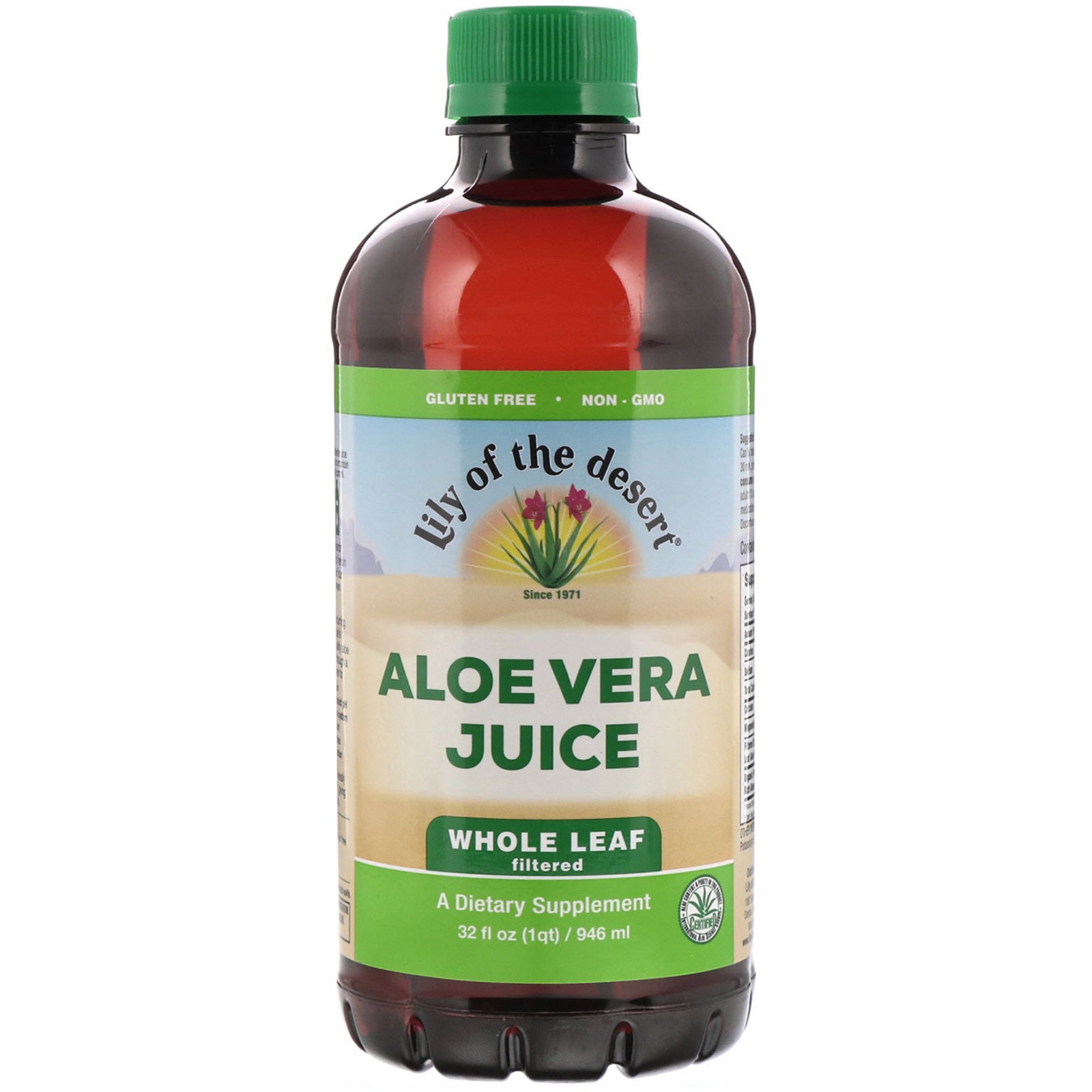 Lily of the Desert, Aloe Vera Juice, Whole Leaf Filtered, 32 fl oz (946 ml)