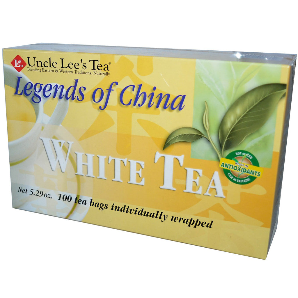 Uncle Lee's Tea, Legends of China, White Tea, 100 Tea Bags, 5.29 oz (150 g)