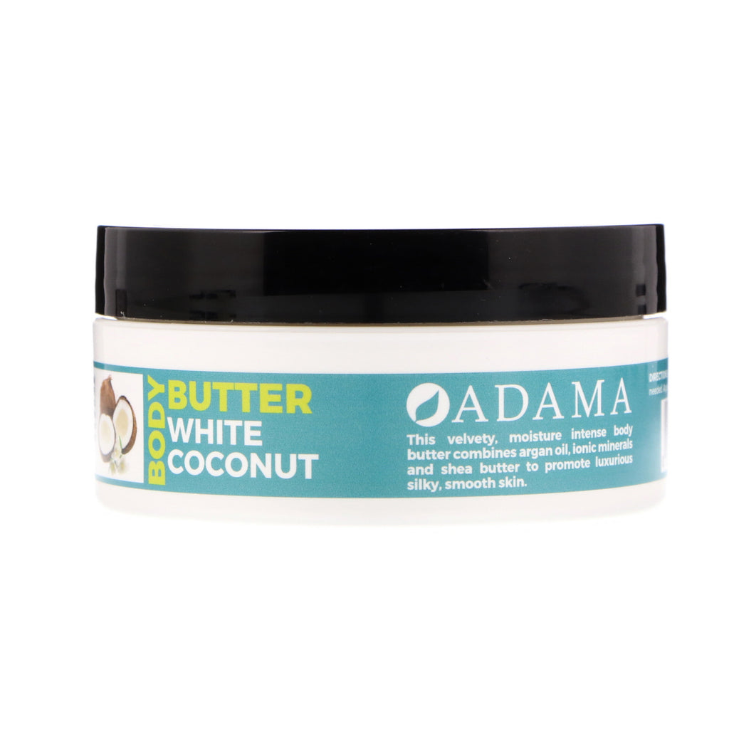 Zion Health, Adama, Body Butter with Argan Oil, White Coconut, 4 oz (118 g)