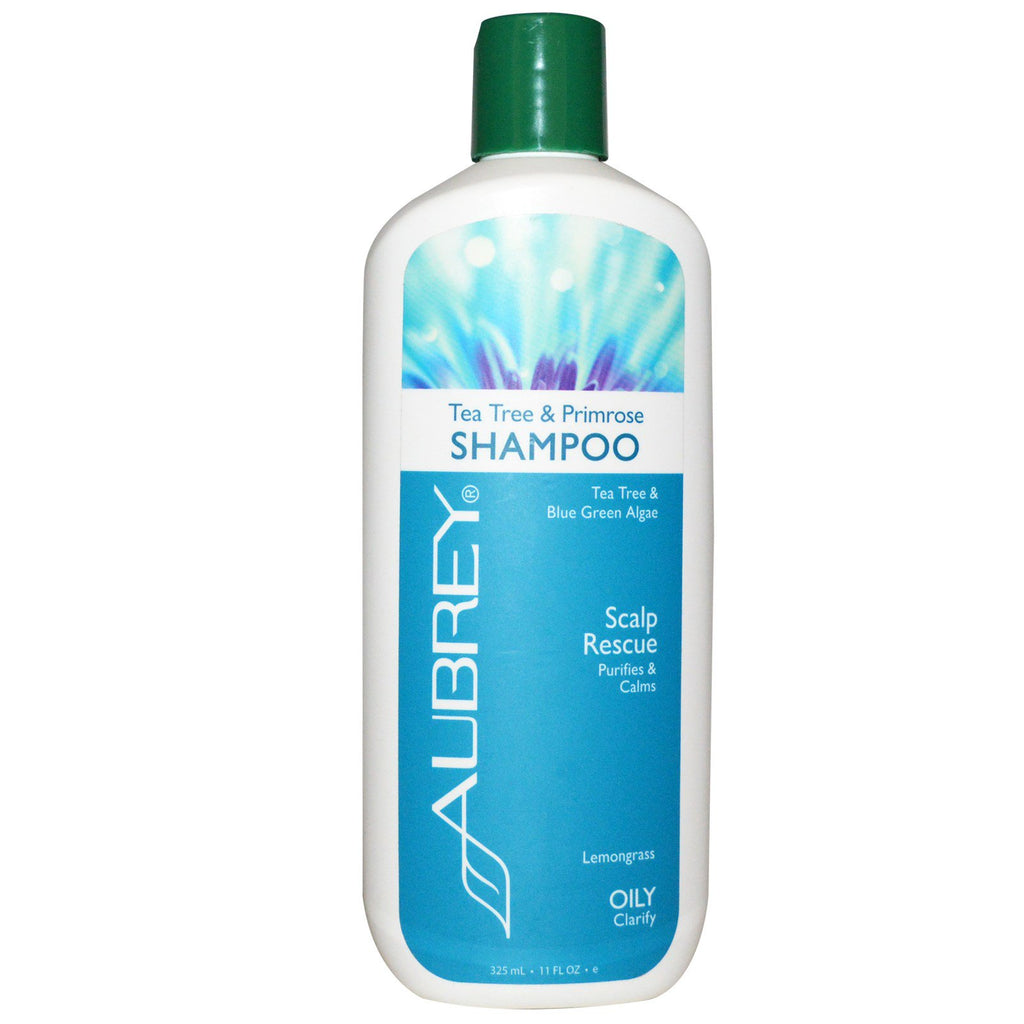 Aubrey Organics, Scalp Rescue Shampoo, Tea Tree & Primrose, 11 fl oz (325 ml)