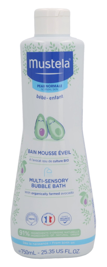 Mustela Multi-Sensorisk boblebad 750 ml
