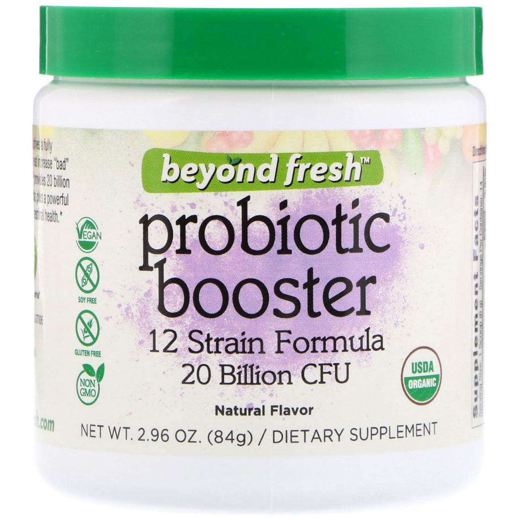 Beyond Fresh, Probiotic Booster, 12 Strain Formula, Natural Flavor, 20 Billion CFU, 2.96 oz (84 g)