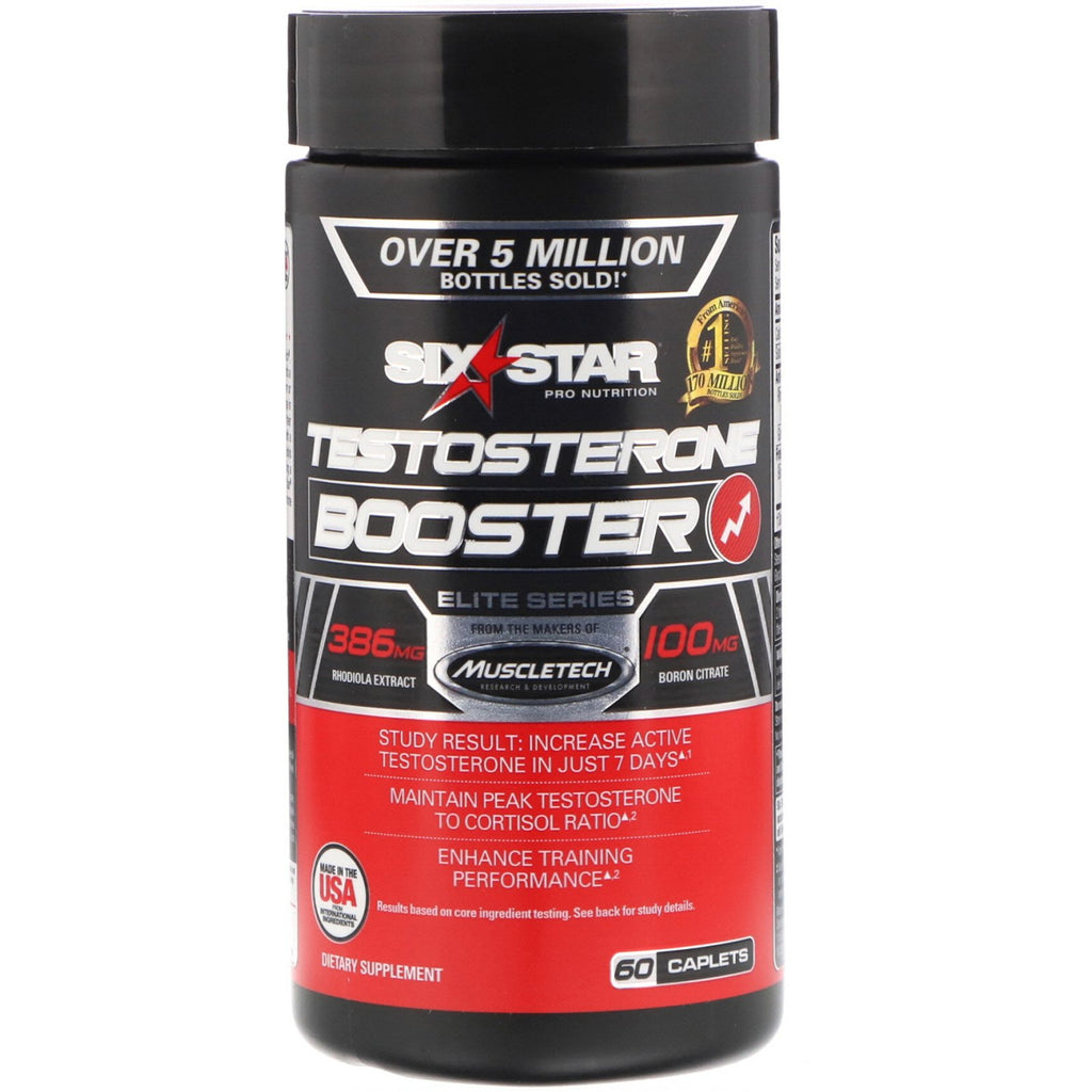 Six Star, Elite Series, Testosterone Booster, 60 Caplets