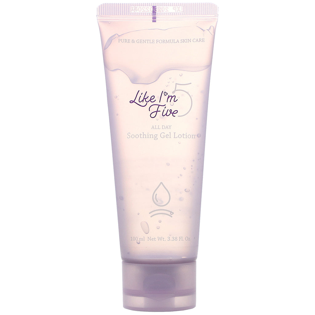 Like I'm Five, All Day Soothing Gel Lotion, 3.38 fl oz (100 ml)