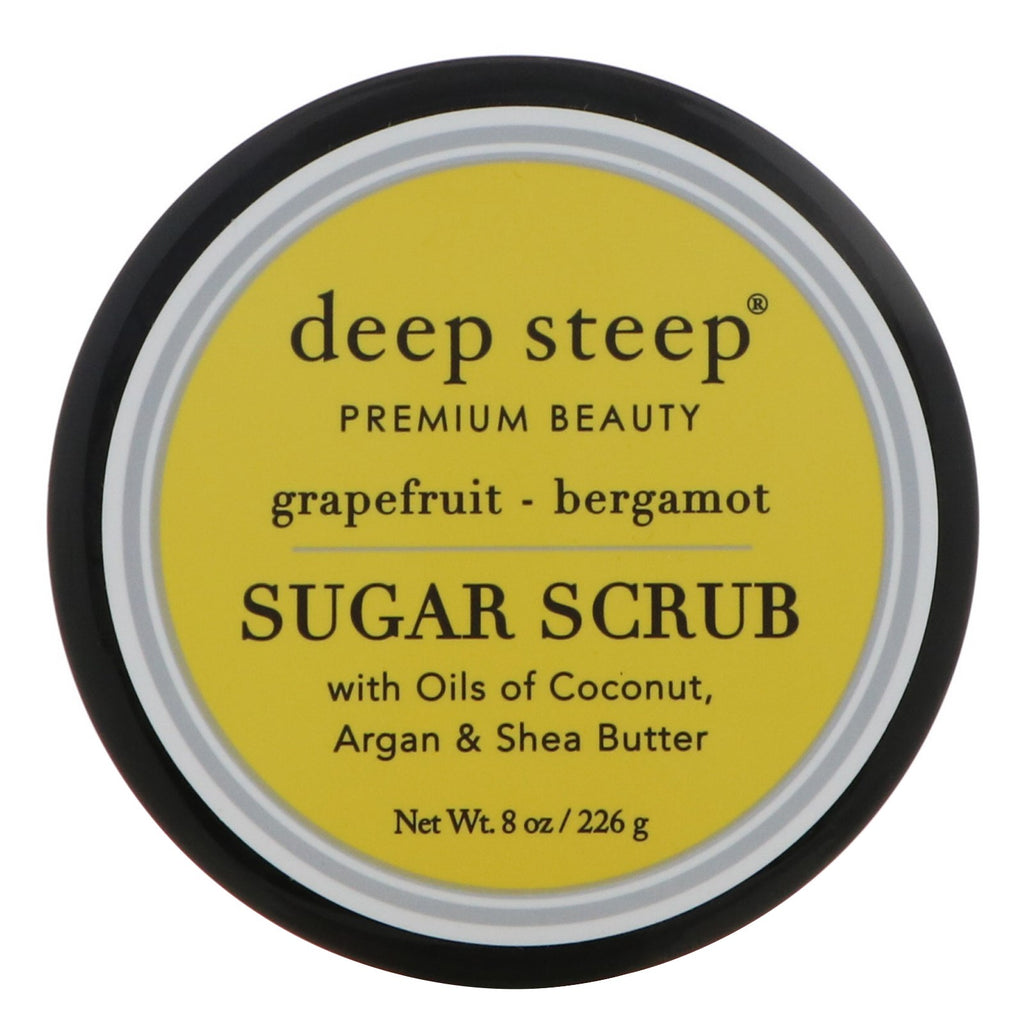 Deep Steep, Sugar Scrub, Grapefruit - Bergamot, 8 oz (226 g)