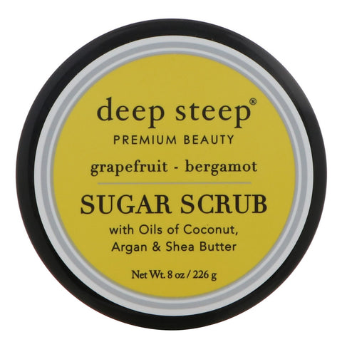 Deep Steep, Sugar Scrub, Grapefruit - Bergamot, 8 oz (226 g)