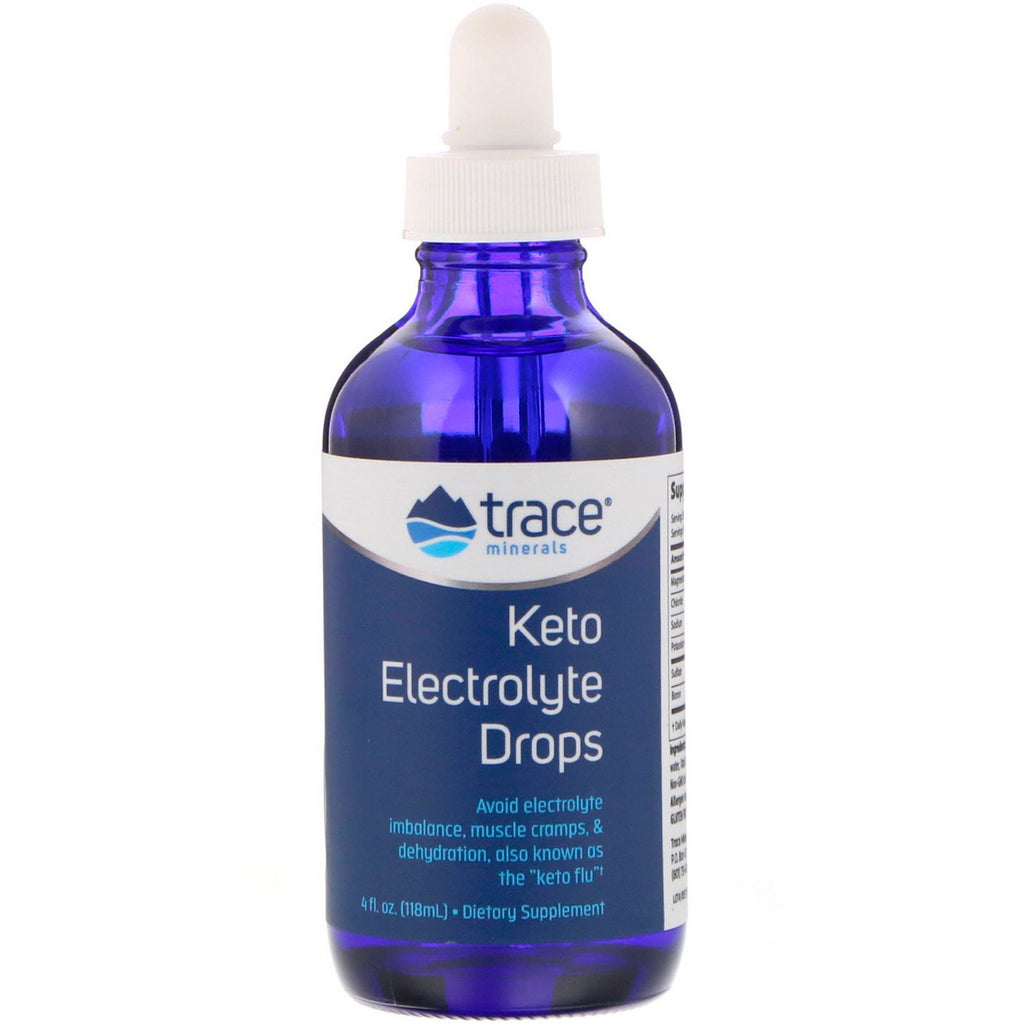 Trace Minerals Research, Keto Electrolyte Drops, 4 fl oz (118 ml)