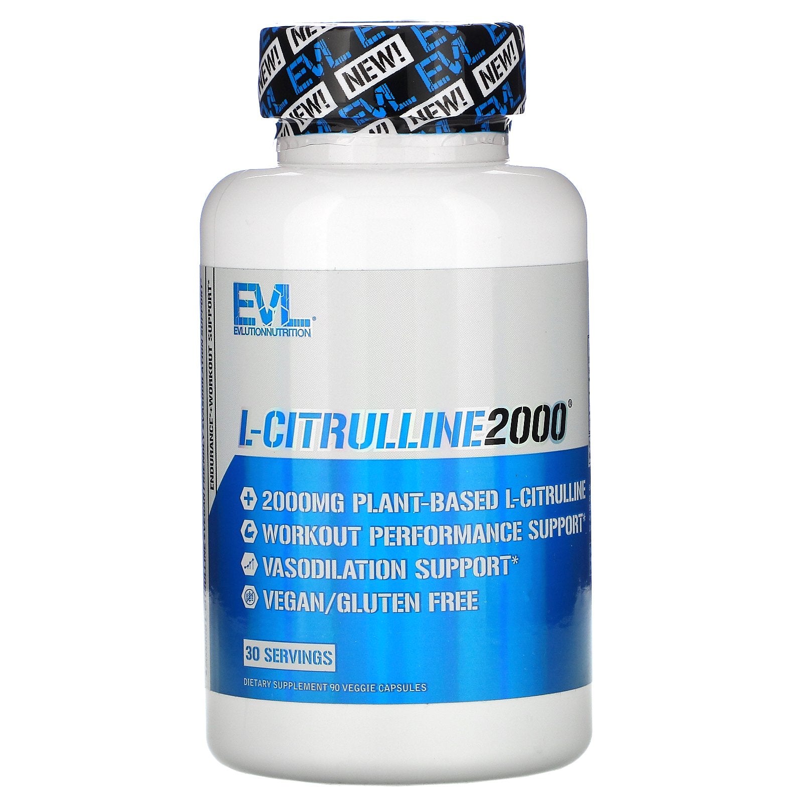 EVLution Nutrition, L-Citrulline2000, 2,000 mg, 90 Veggie Capsules
