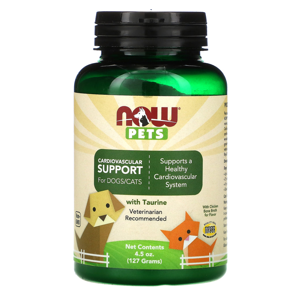 Now Foods, Pets, Cardiovascular Support for Dog & Cats, 4.5 oz (127 g)
