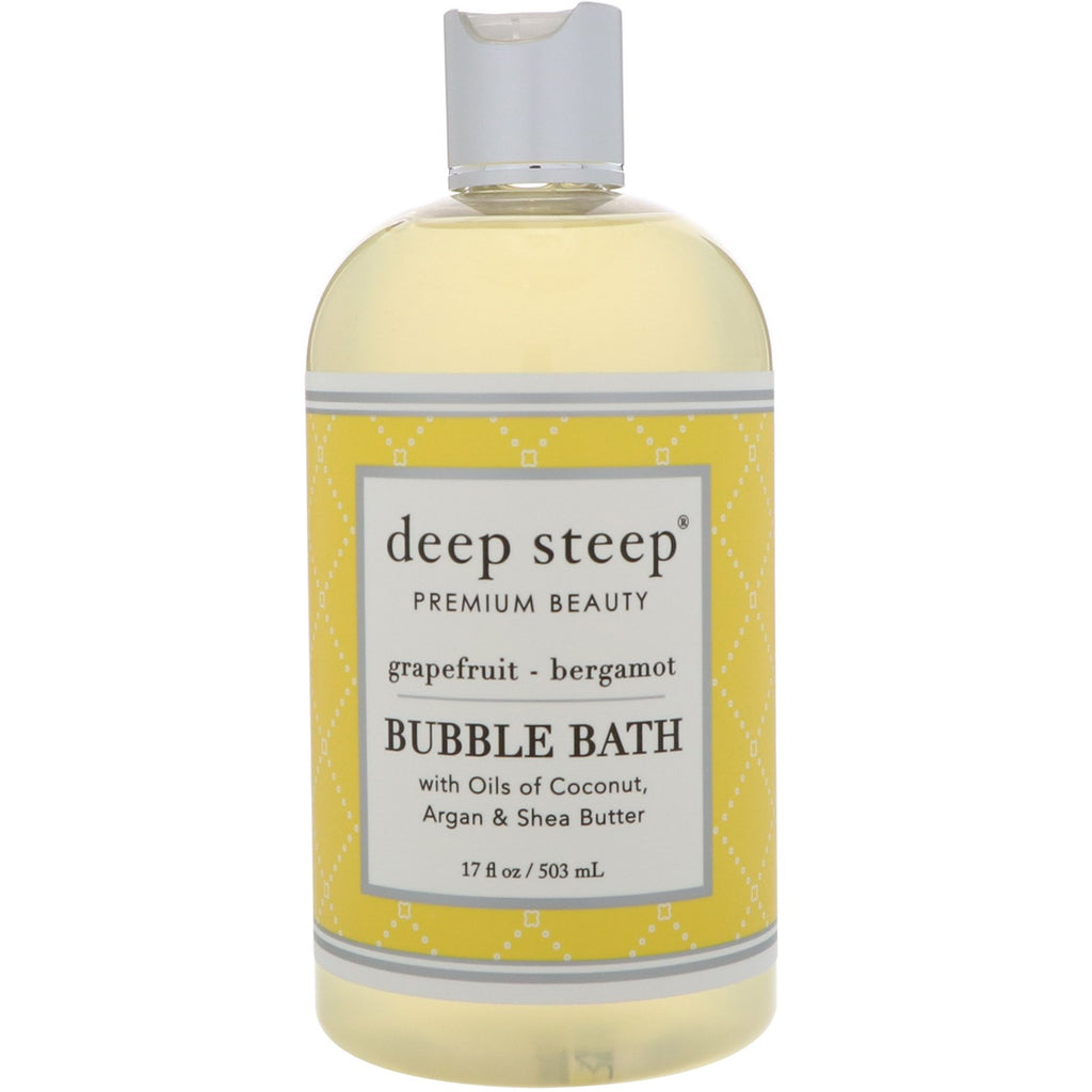 Deep Steep, Bubble Bath, Grapefruit - Bergamot, 17 fl oz (503 ml)