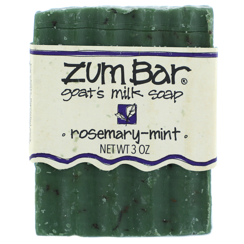 Indigo Wild, Zum Bar, Goat's Milk Soap, Rosemary-Mint, 3 oz Bar