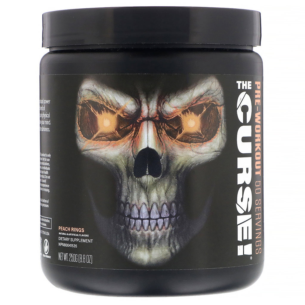 JNX Sports, The Curse, Pre-Workout, Peach Rings, 8.8 oz (250 g)