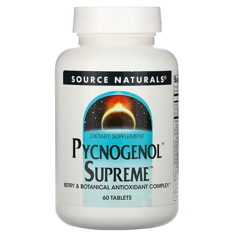 Source Naturals, Pycnogenol Supreme, 60 Tablets