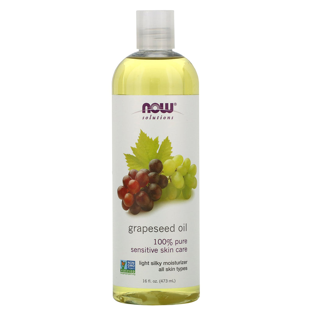 Now Foods, Solutions, Grapeseed Oil, 16 fl oz (473 ml)
